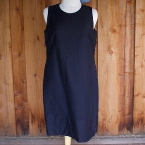 Rag & Bone Black Quilted Sleeveless Shift Dress Woman's Size 10